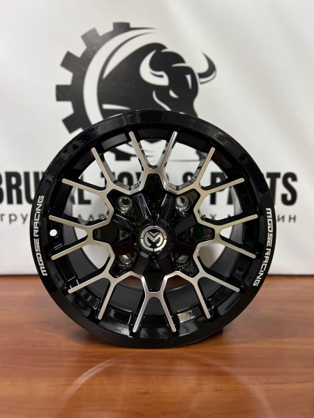 Колёсный диск MOOSE RACING 24x R14 4*136(Черный с шлифовкой)